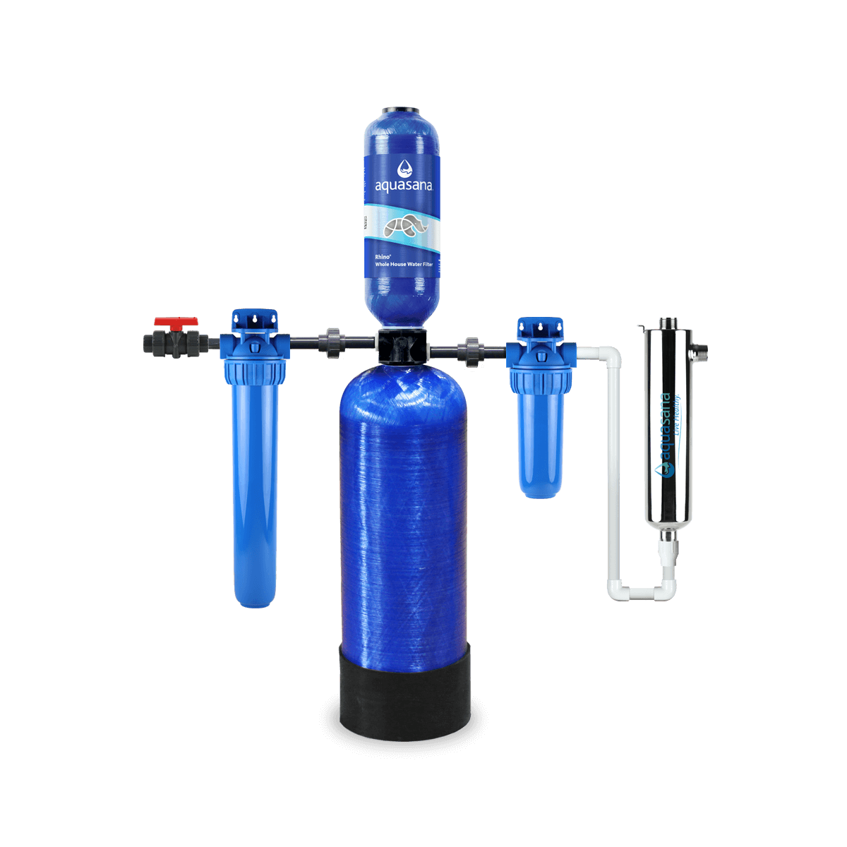 Rhino Well Water with UV Aquasana Whole House Filter System