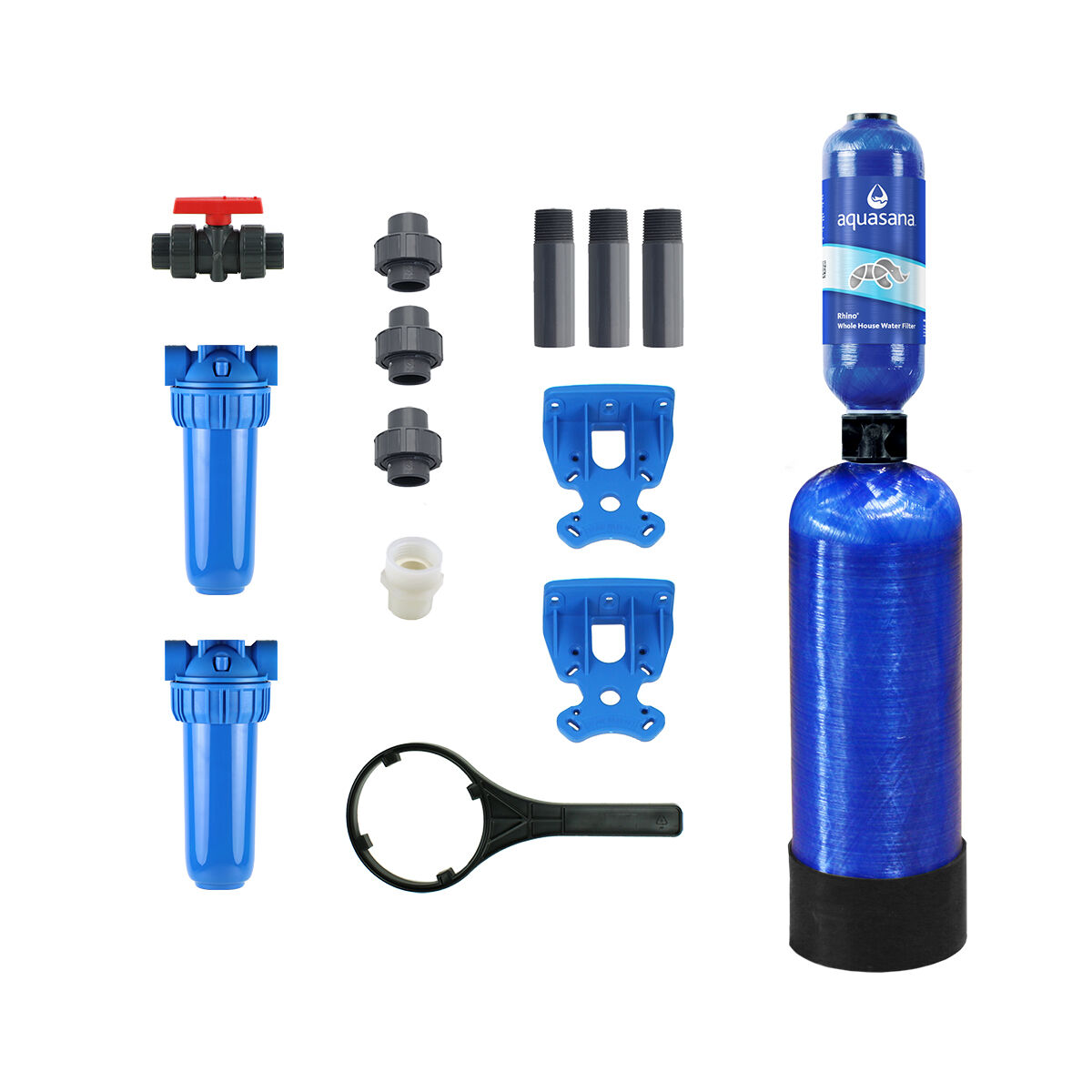 Rhino Chloramines Aquasana Whole House Water Filter System