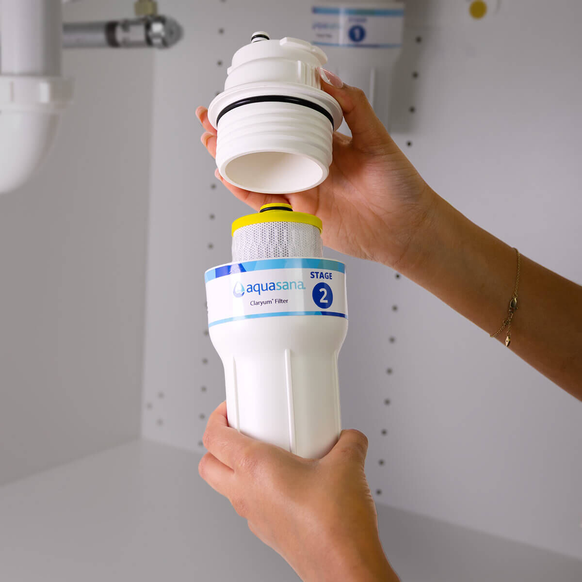 さ*く様 AQUAZONE classic PERFECT Claryum 2-Stage Replacement Filters | Under Sink Water Filter