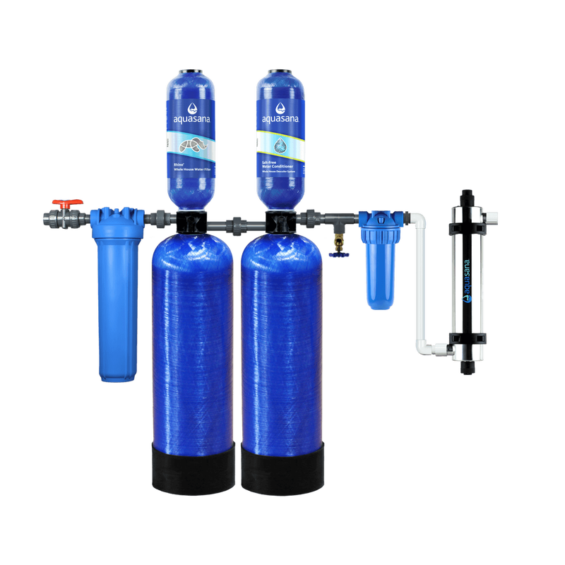 Rhino&reg; Max Flow with Tall Salt-Free Water Conditioner, Max Flow UV Filter and Low Maintenance Pre-Filter image number 0