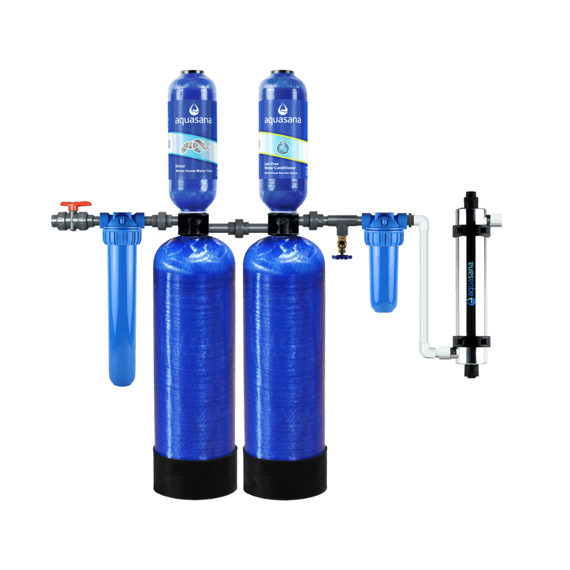 Rhino&reg; Max Flow with Tall Salt-Free Water Conditioner and Max Flow UV Filter image number 0