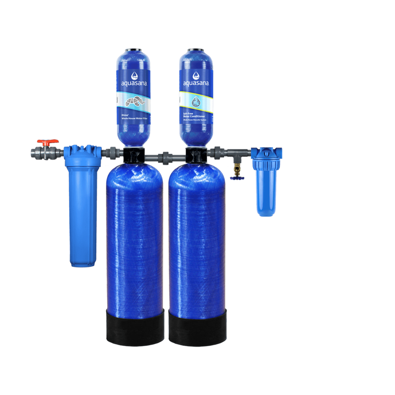 Rhino&reg; Max Flow with Tall Salt-Free Water Conditioner and Low Maintenance Pre-Filter image number 0