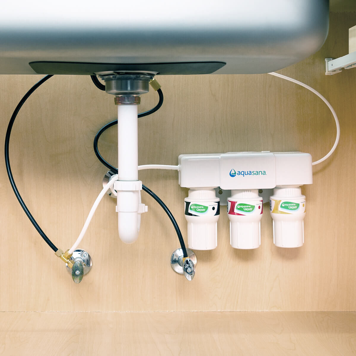 3Stage Under Sink Water Filter NSF Certified Aquasana