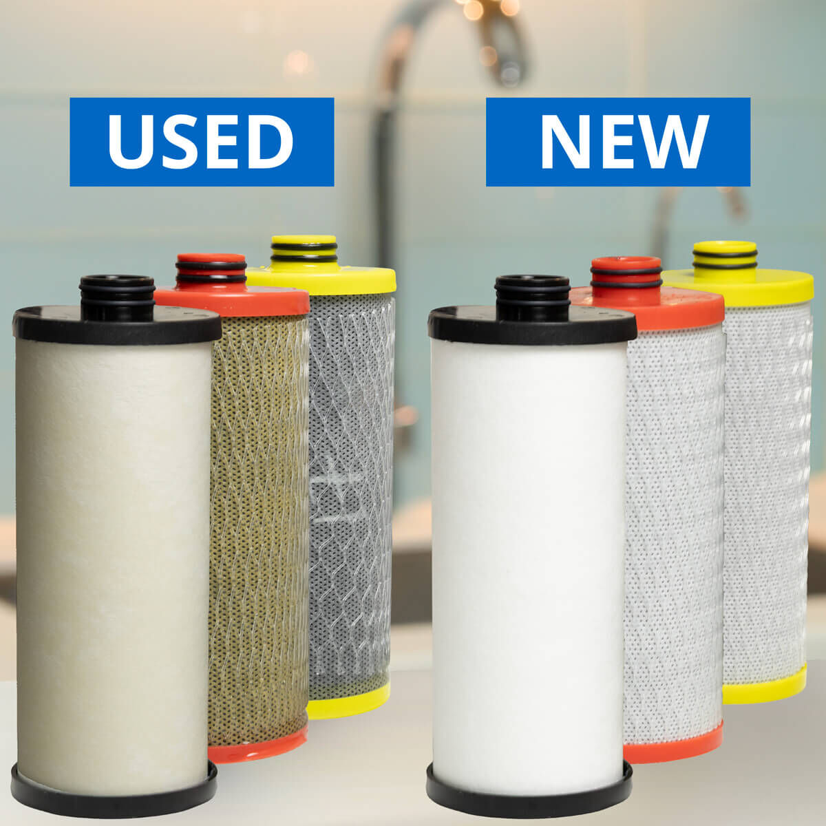 Claryum 3-Stage Replacement Filters | Under Sink Water Filter