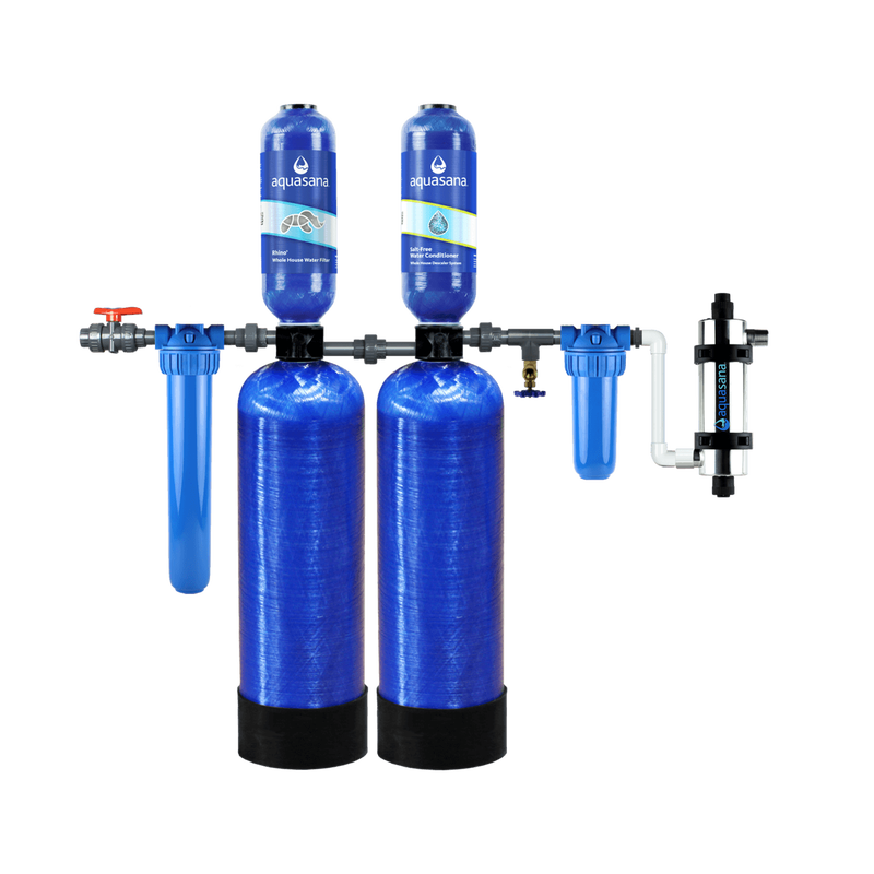 Rhino&reg; Well Water with UV and Tall Salt-Free Water Conditioner image number 0