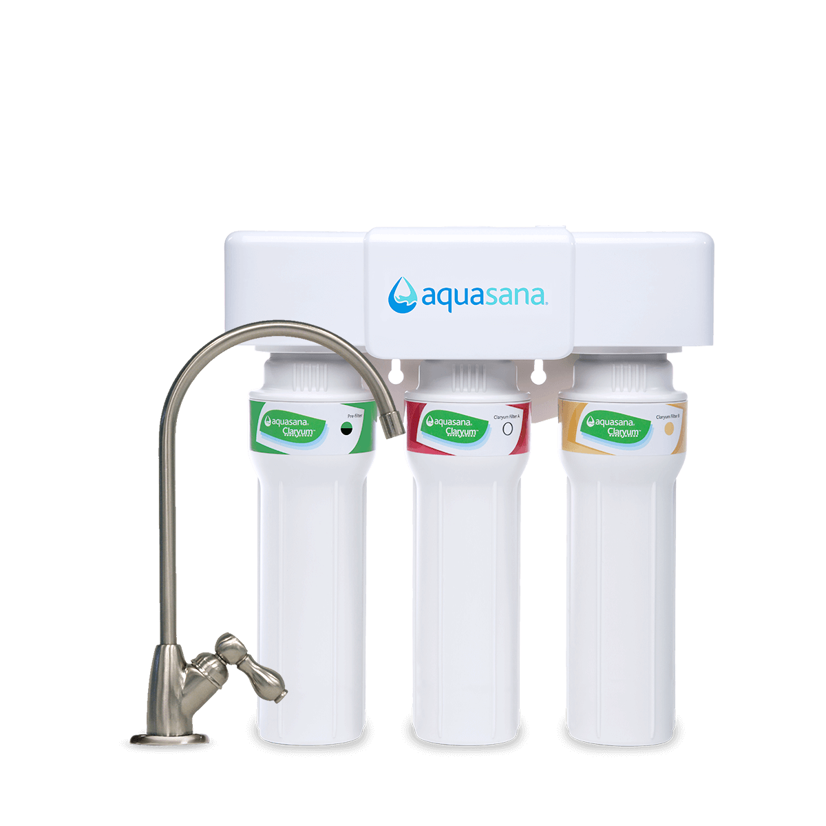 3Stage Fast Flow Rate Under Sink Water Filter Aquasana