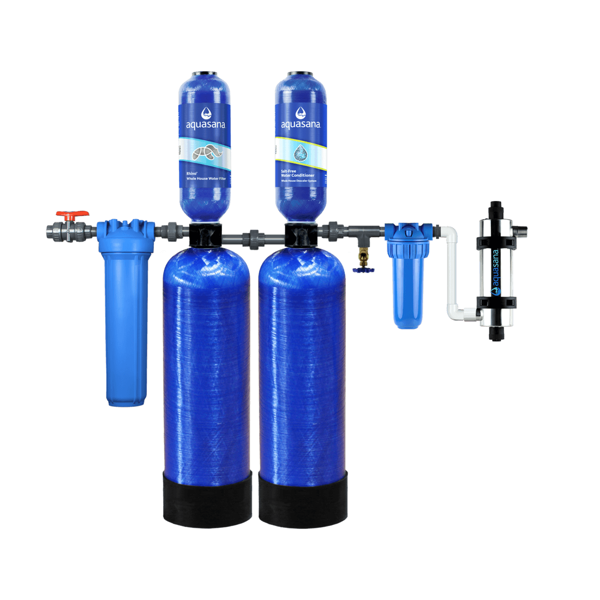 Rhino® Well Water With UV Whole House Filter Removes 99% of Bacteria & Viruses Aquasana