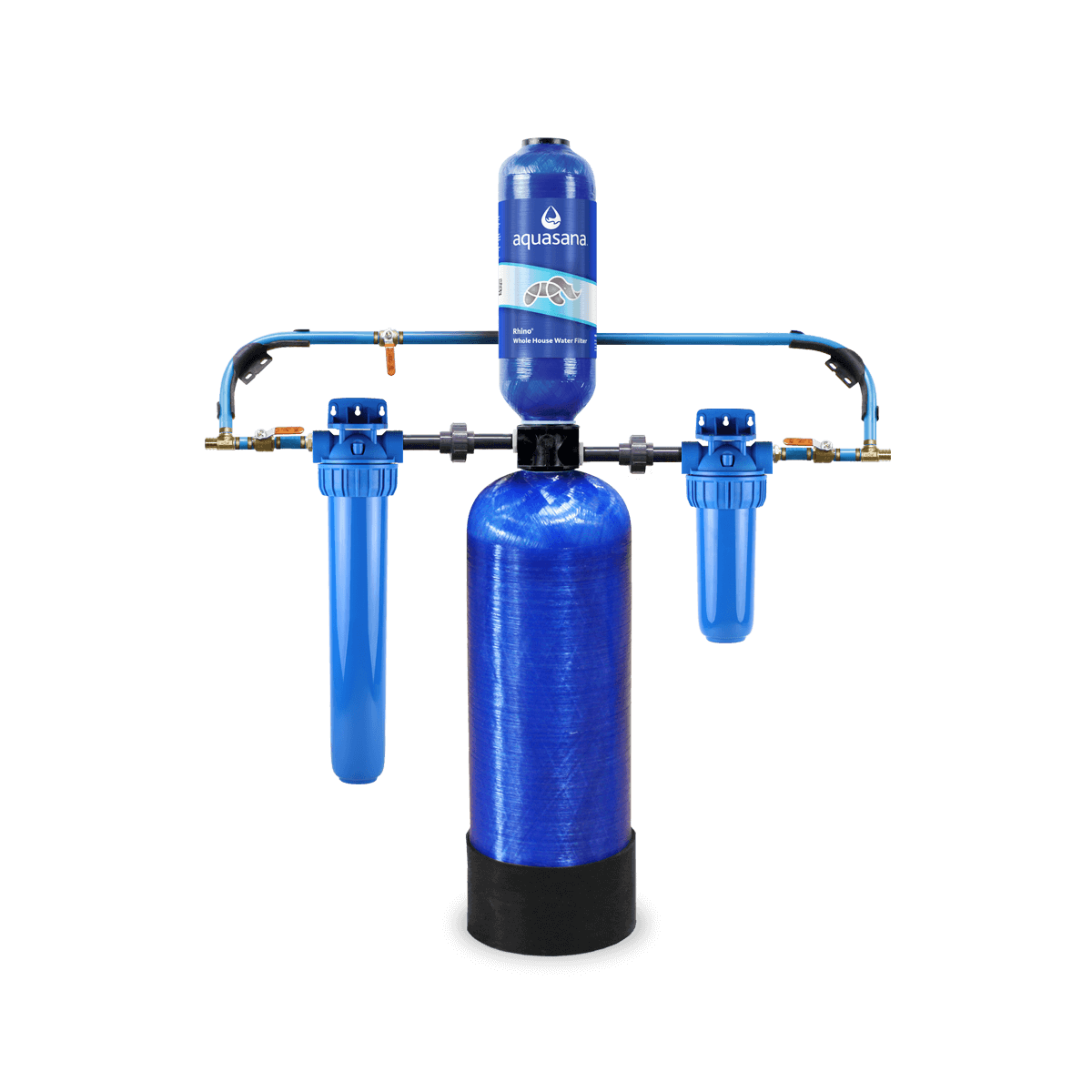 Rhino Whole House Water Filter System Home Water Filtration 4 Year/400,000 Gallons Aquasana