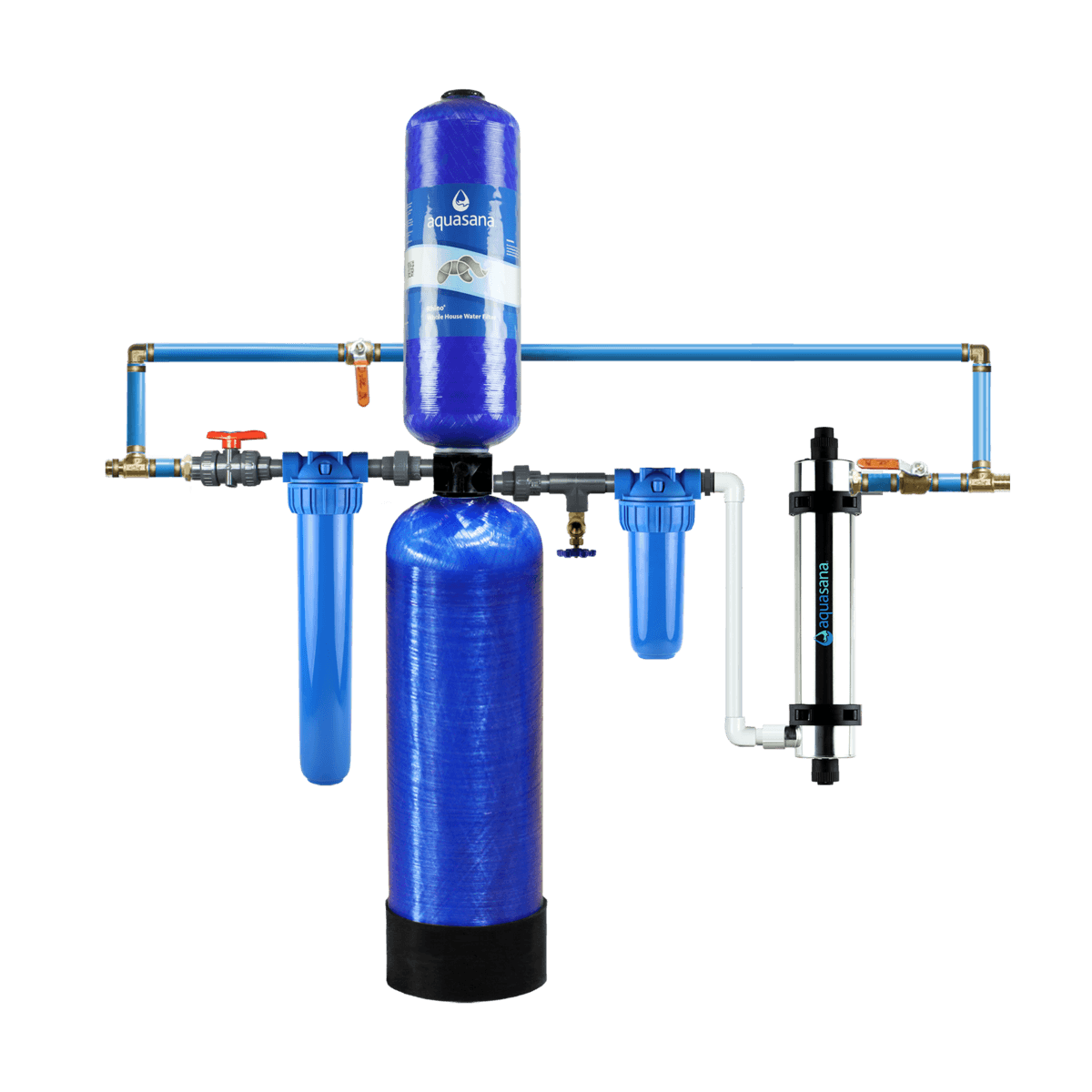 Rhino® Chloramines Max Flow Whole House Water UV Filter System For Home Removes 99% of Bacteria & Viruses Aquasana Rhino® Chloramines Max Flow Whole House Water UV Filter System For Home Removes 99% of Bacteria & Viruses Aquasana