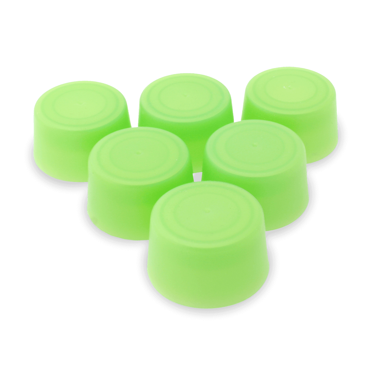 Aquasana Replacement Water Bottle Caps (6 Pack) For 18Oz. Glass Bottles Light Green Aquasana