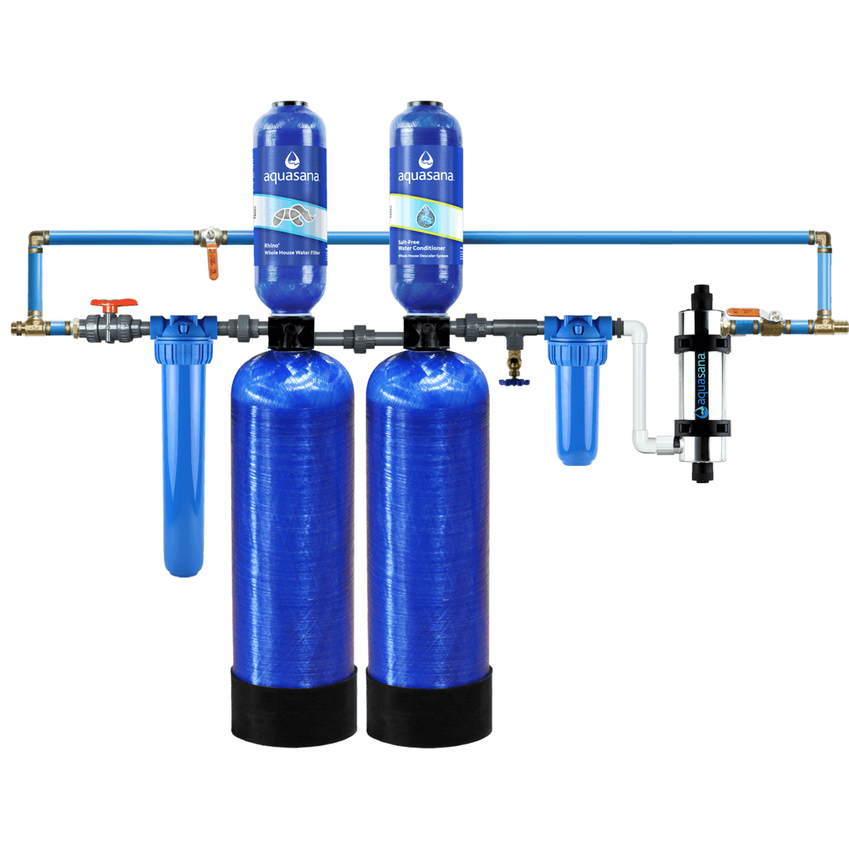 Rhino® Well Water With UV Whole House Filter Removes 99% of Bacteria & Viruses Aquasana