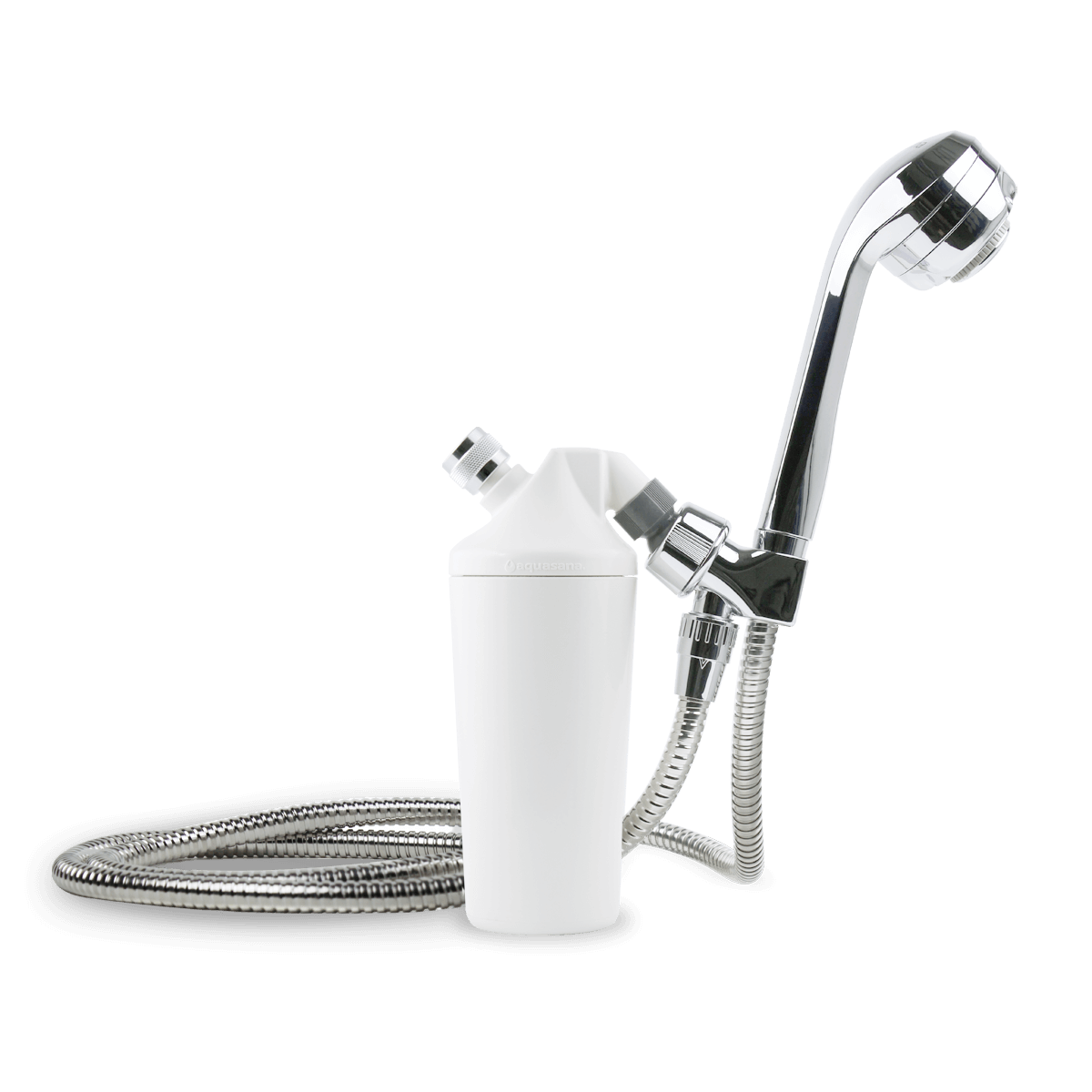 Image of Shower Water Filter With Chrome Wand, 1/2 Year/10,000 Gallon Aquasana