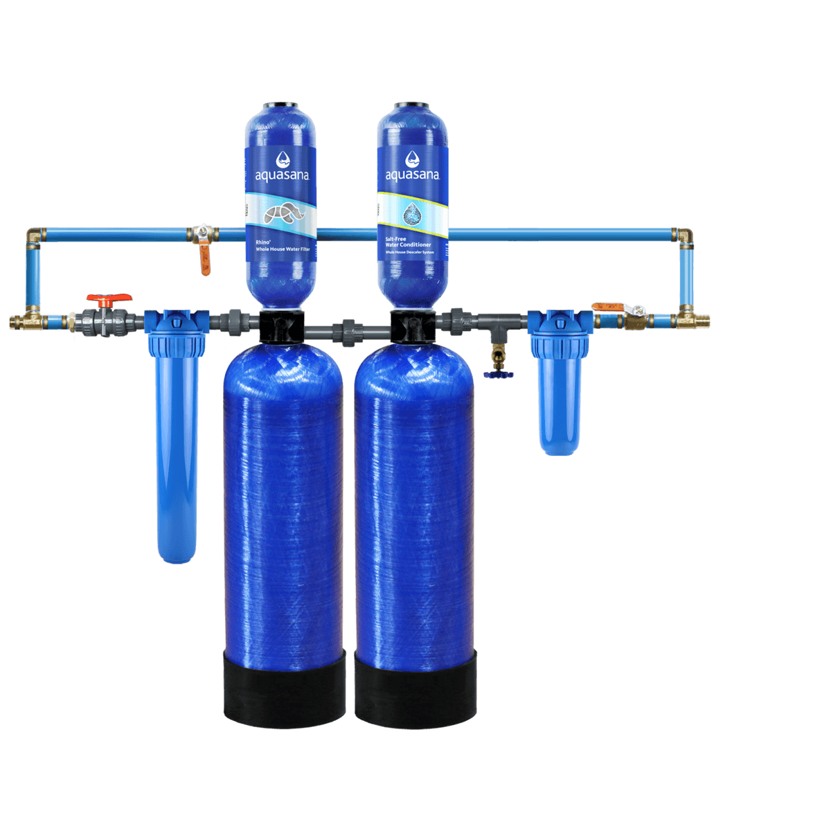 Rhino Whole House Water Filter System Reduce 97% Of Chlorine At 2X Flow Rate Home Water Filtration 10/1,000,000 Aquasana Rhino Whole House Water Filter System Reduce 97% Of Chlorine At 2X Flow Rate Home Water Filtration 10/1,000,000 Aquasana