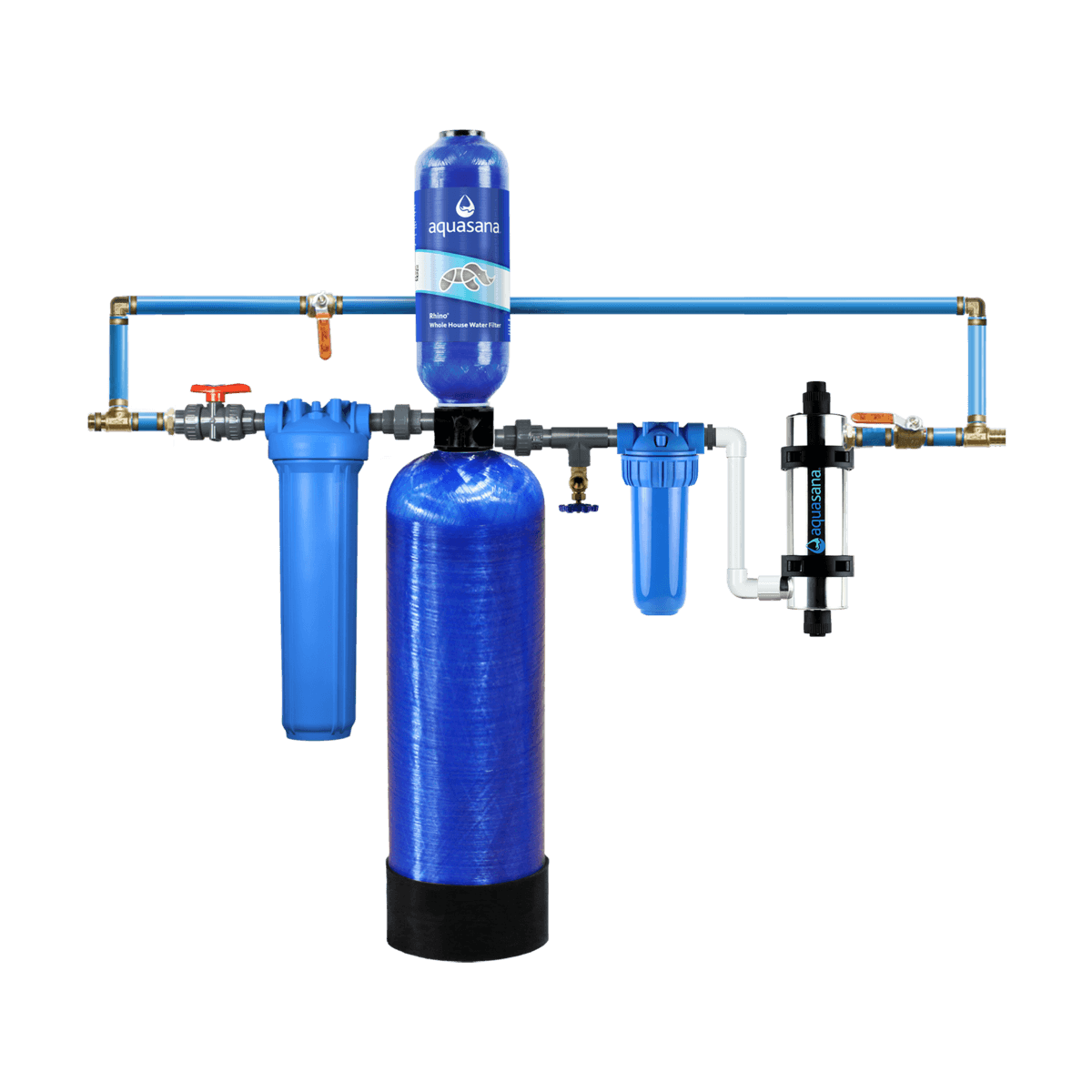 Rhino® Well Water With UV Whole House Filter Removes 99% of Bacteria & Viruses Aquasana