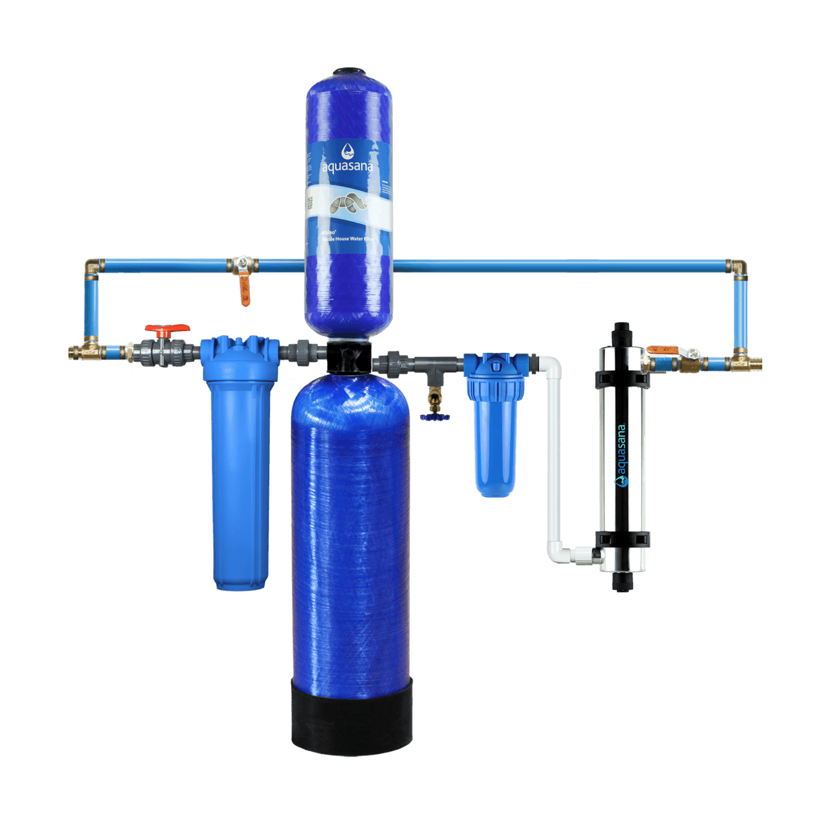 Rhino® Chloramines Max Flow Whole House Water UV Filter System For Home Removes 99% of Bacteria & Viruses Aquasana Rhino® Chloramines Max Flow Whole House Water UV Filter System For Home Removes 99% of Bacteria & Viruses Aquasana