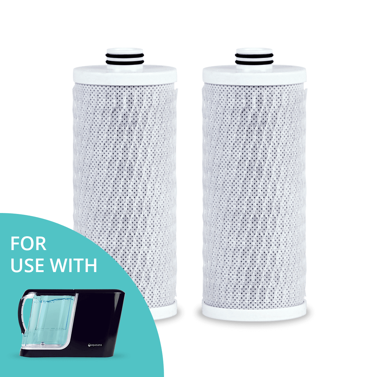 Clean Water Machine Replacement Water Filter 2 Pack Aquasana