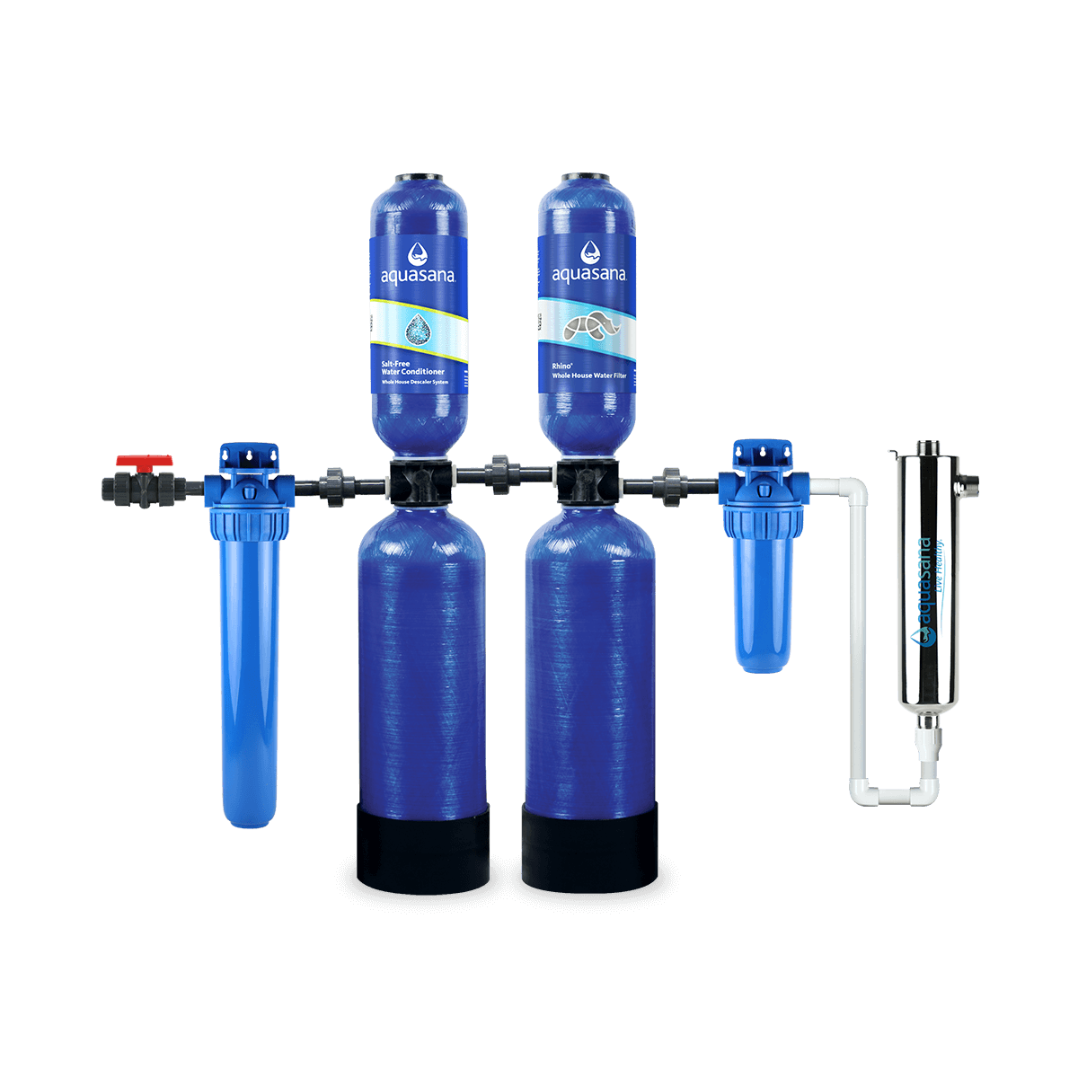 Aquasana water filter systems for the whole house