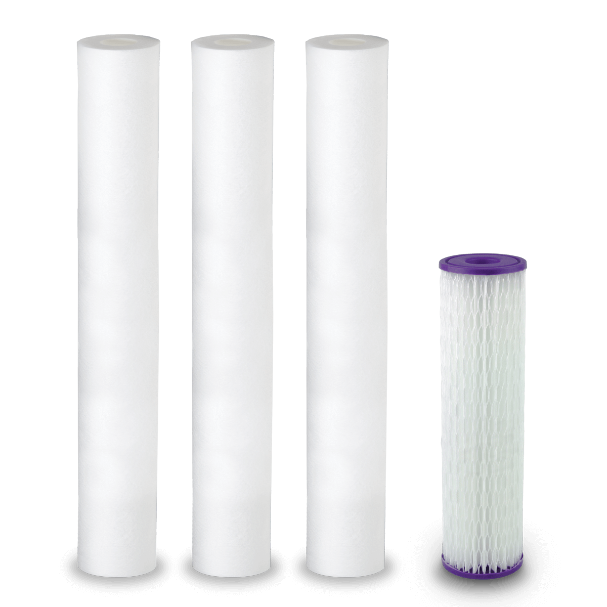 Aquasana 20" Pre-Filter Replacement 3-Pack + Post-Filter Replacement Bundle