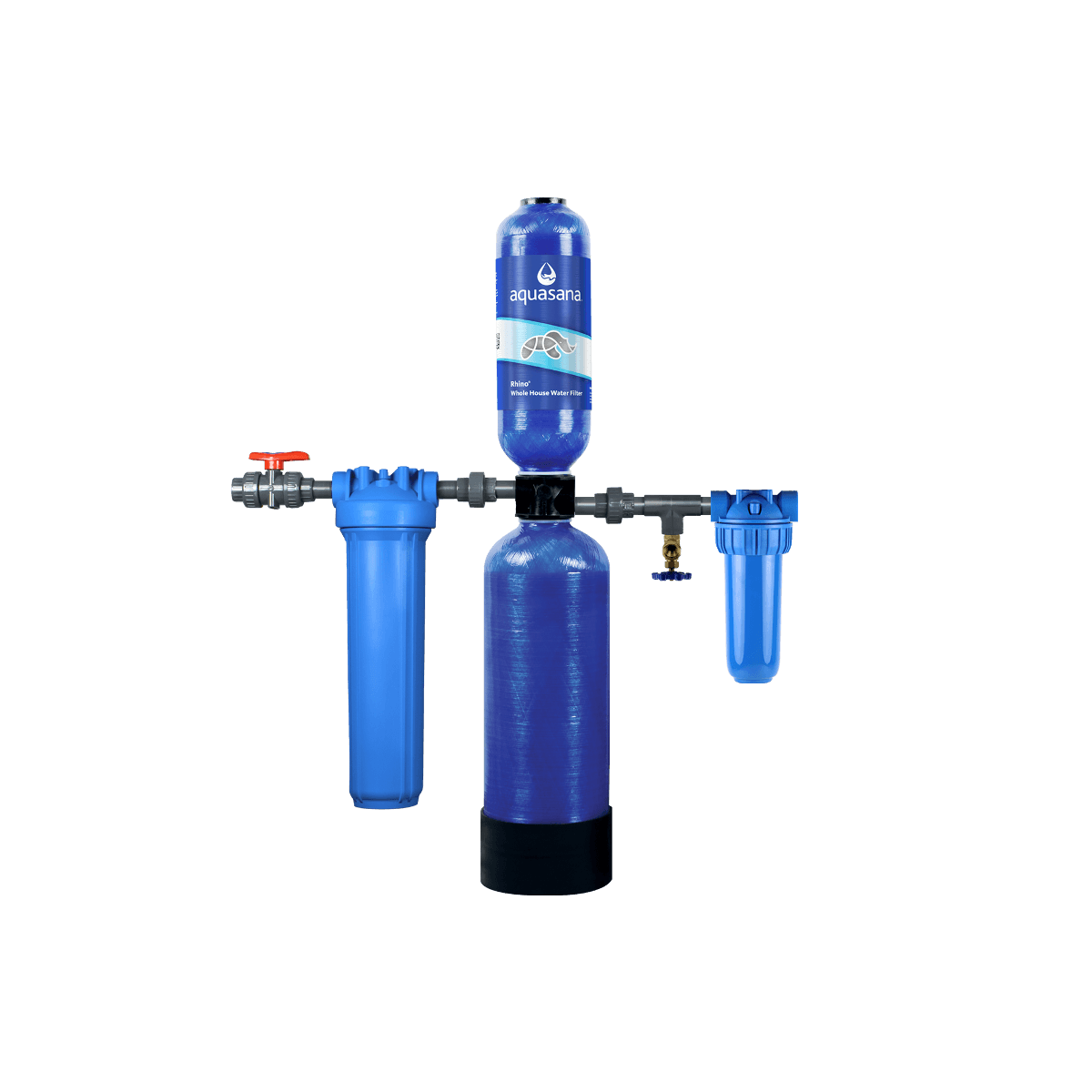 Rhino Whole House Water Filter System Home Water Filtration 10/1,000,000 Aquasana photo
